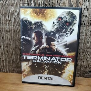 Terminator Salvation DVD Movie Vintage Blockbuster Rental Edition Christian Bale
